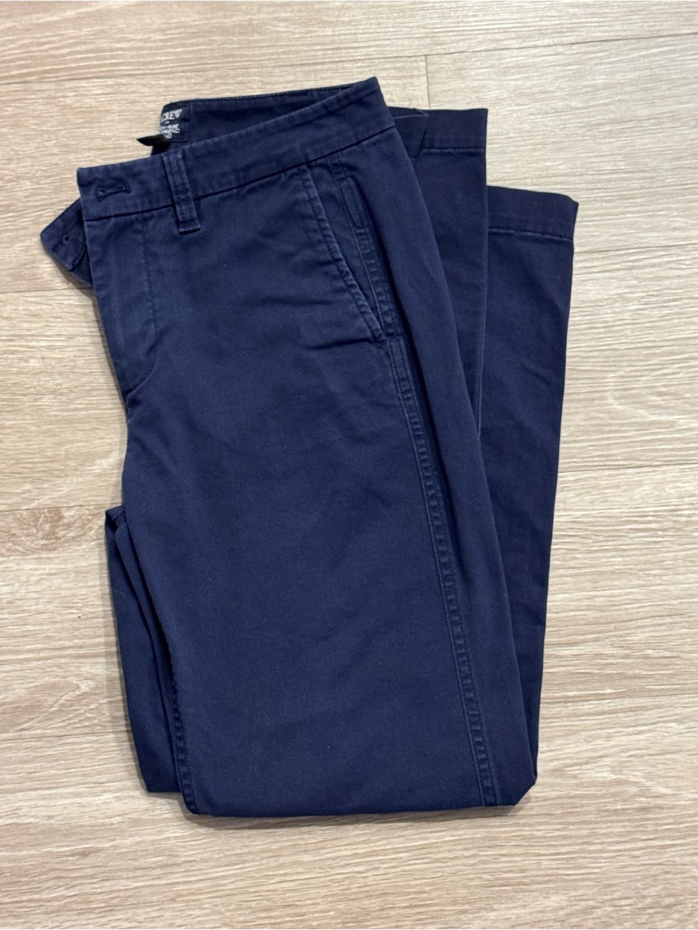 J. Crew Women's Navy High Rise Girlfriend Chino